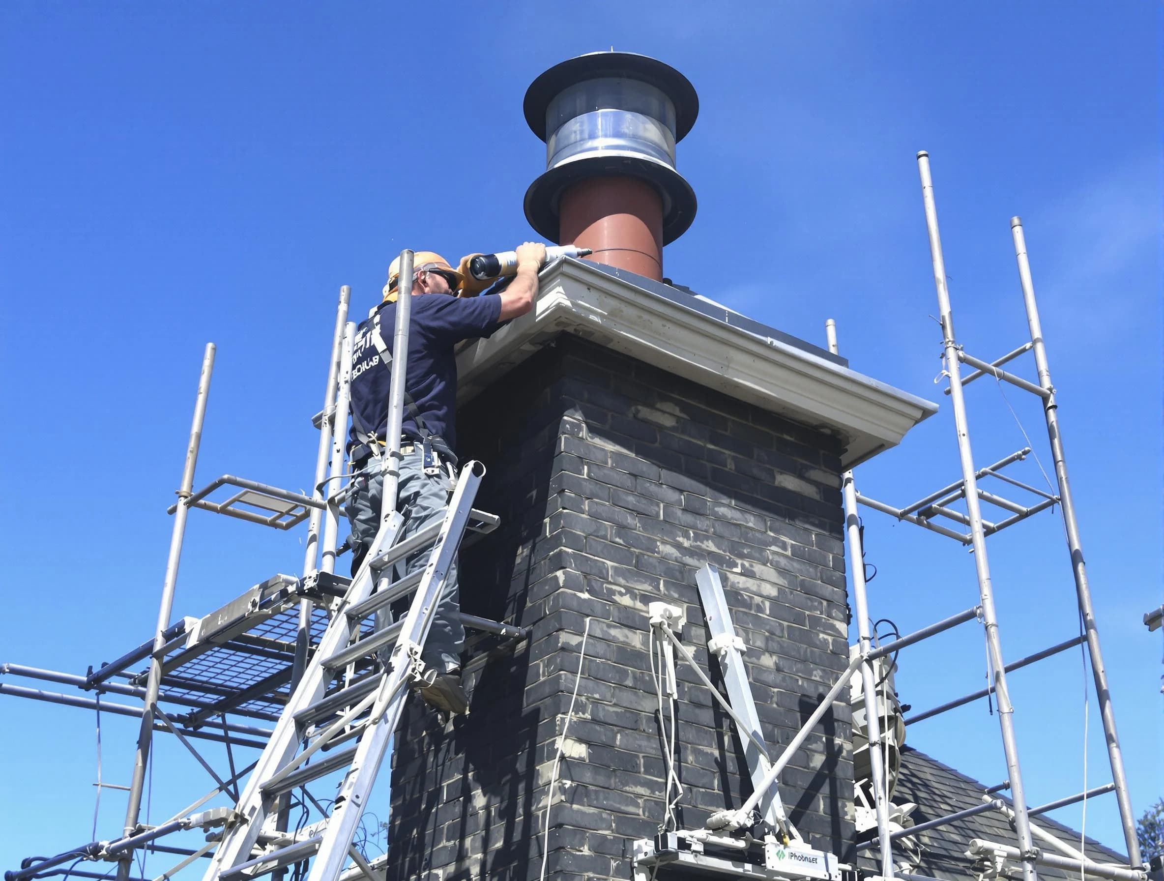 Sturdy chimney crown finished by Morgan Chimney Sweep in Morgan, UT