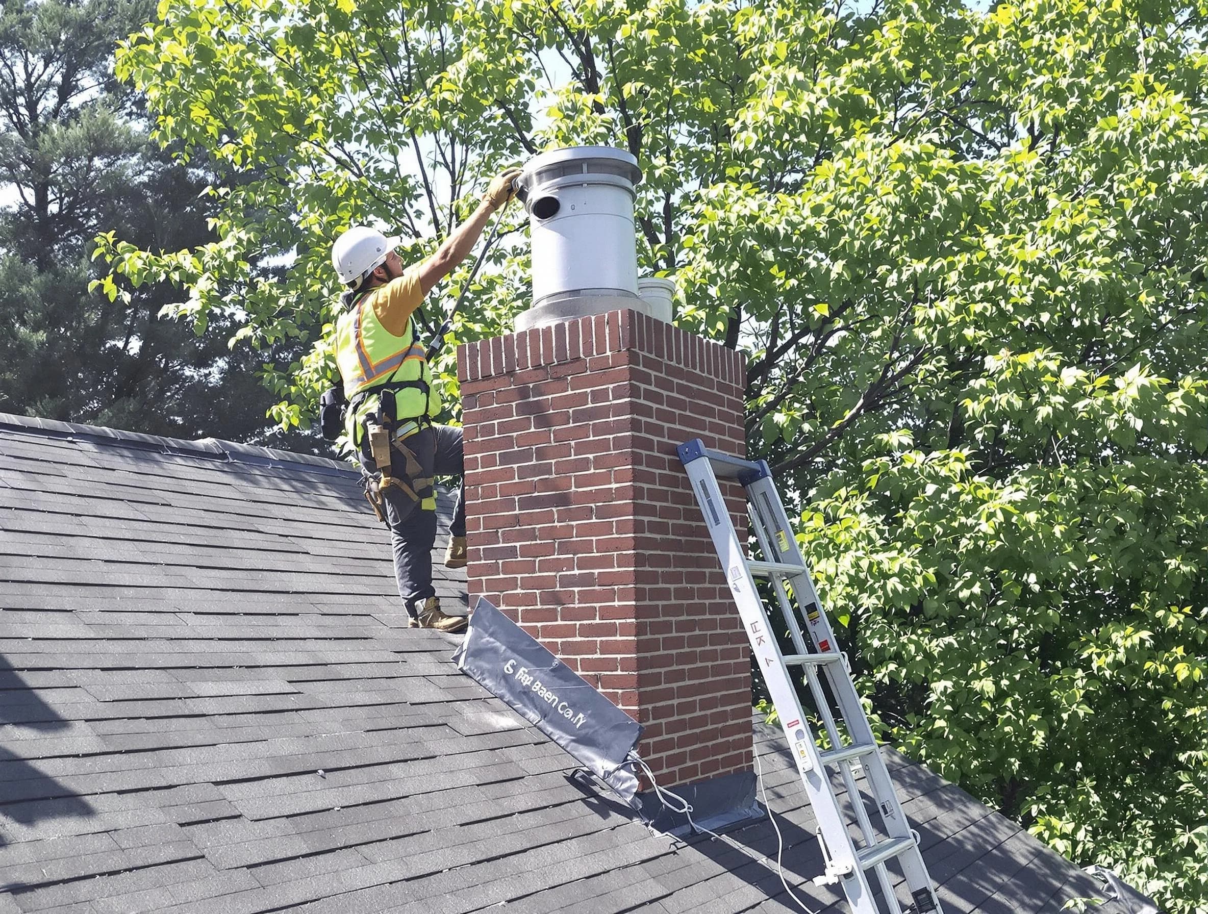 Chimney liner inspection by Morgan Chimney Sweep in Morgan, UT