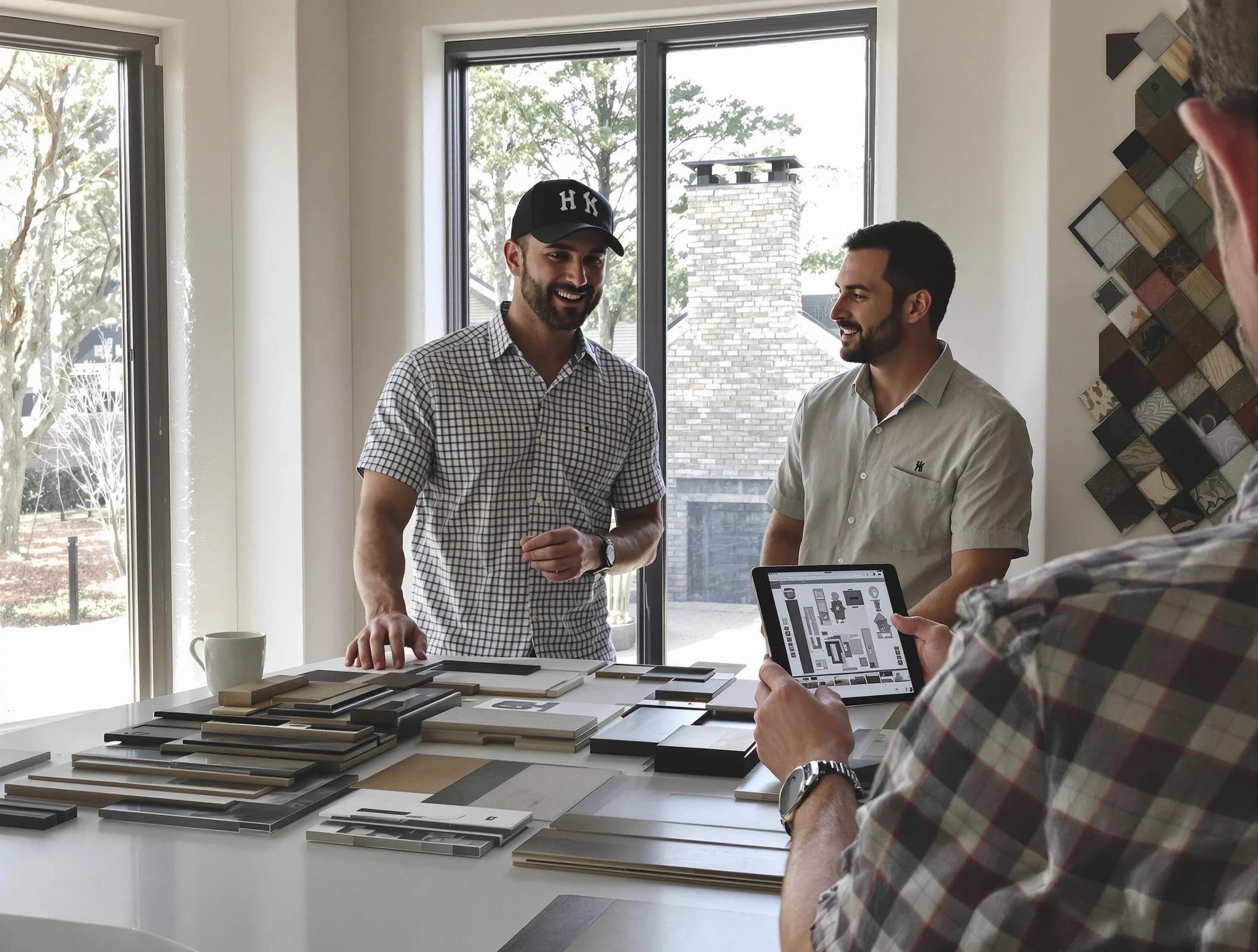 Morgan Chimney Sweep remodeling a chimney and fireplace in Morgan, UT