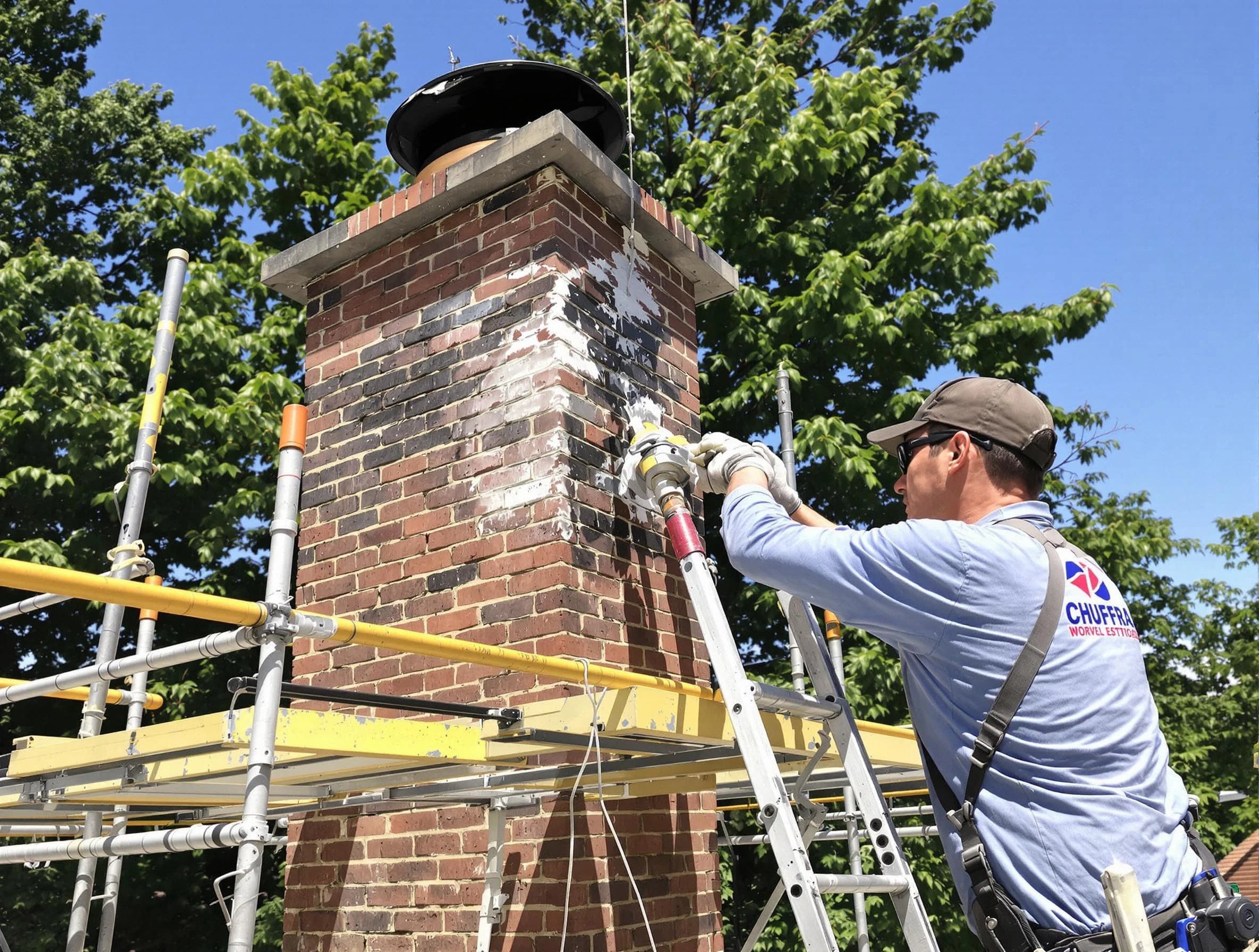 Structural chimney repair by Morgan Chimney Sweep in Morgan, UT