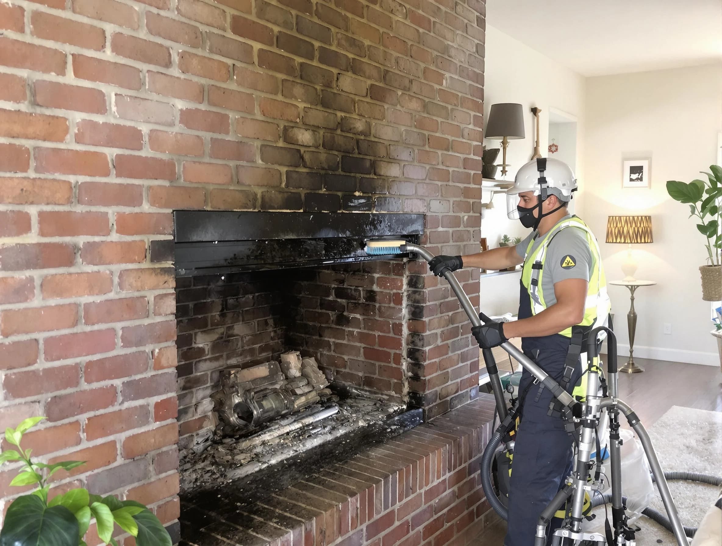 Morgan Chimney Sweep providing fireplace cleaning services in Morgan, UT
