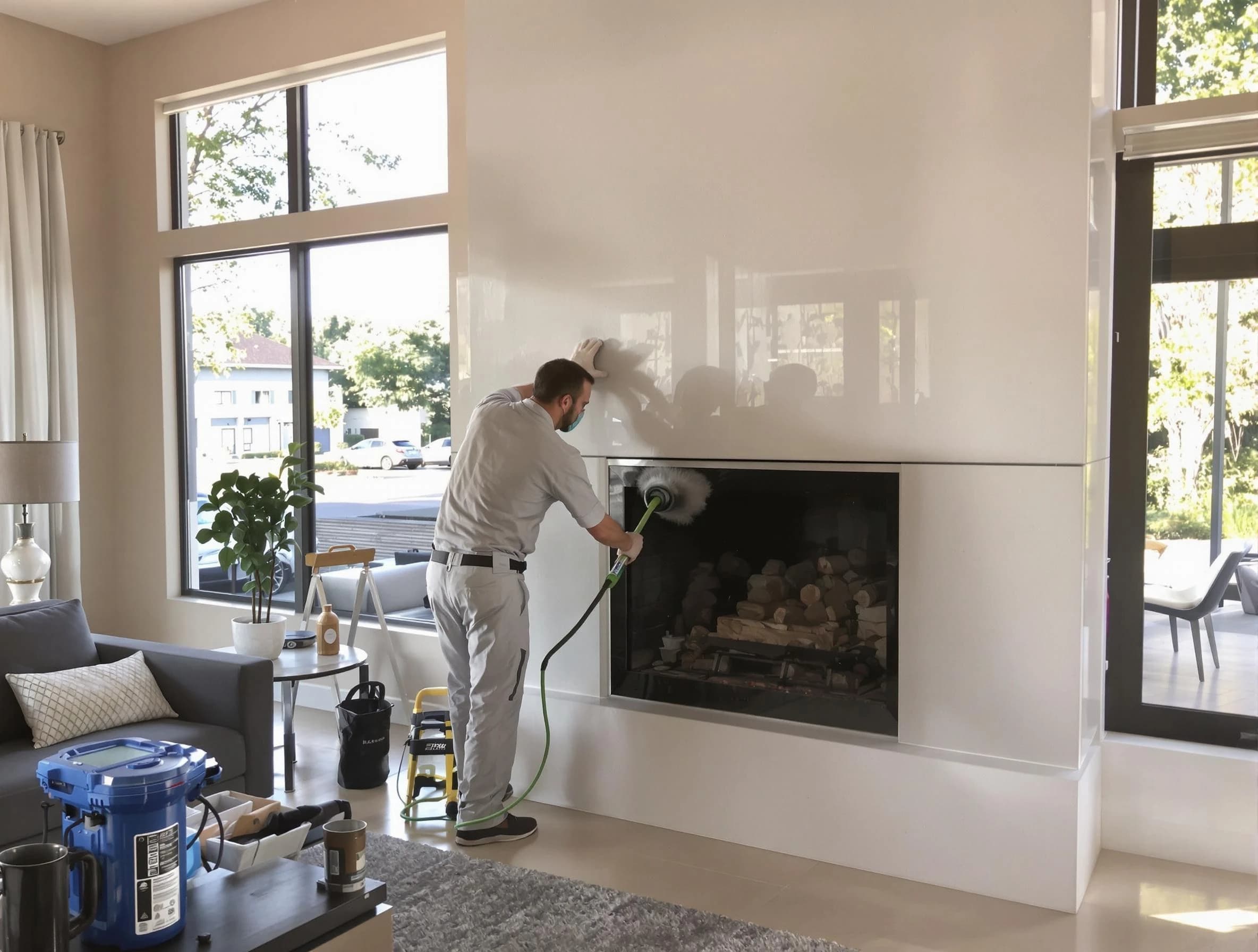 Morgan Chimney Sweep performing thorough soot removal in Morgan, UT