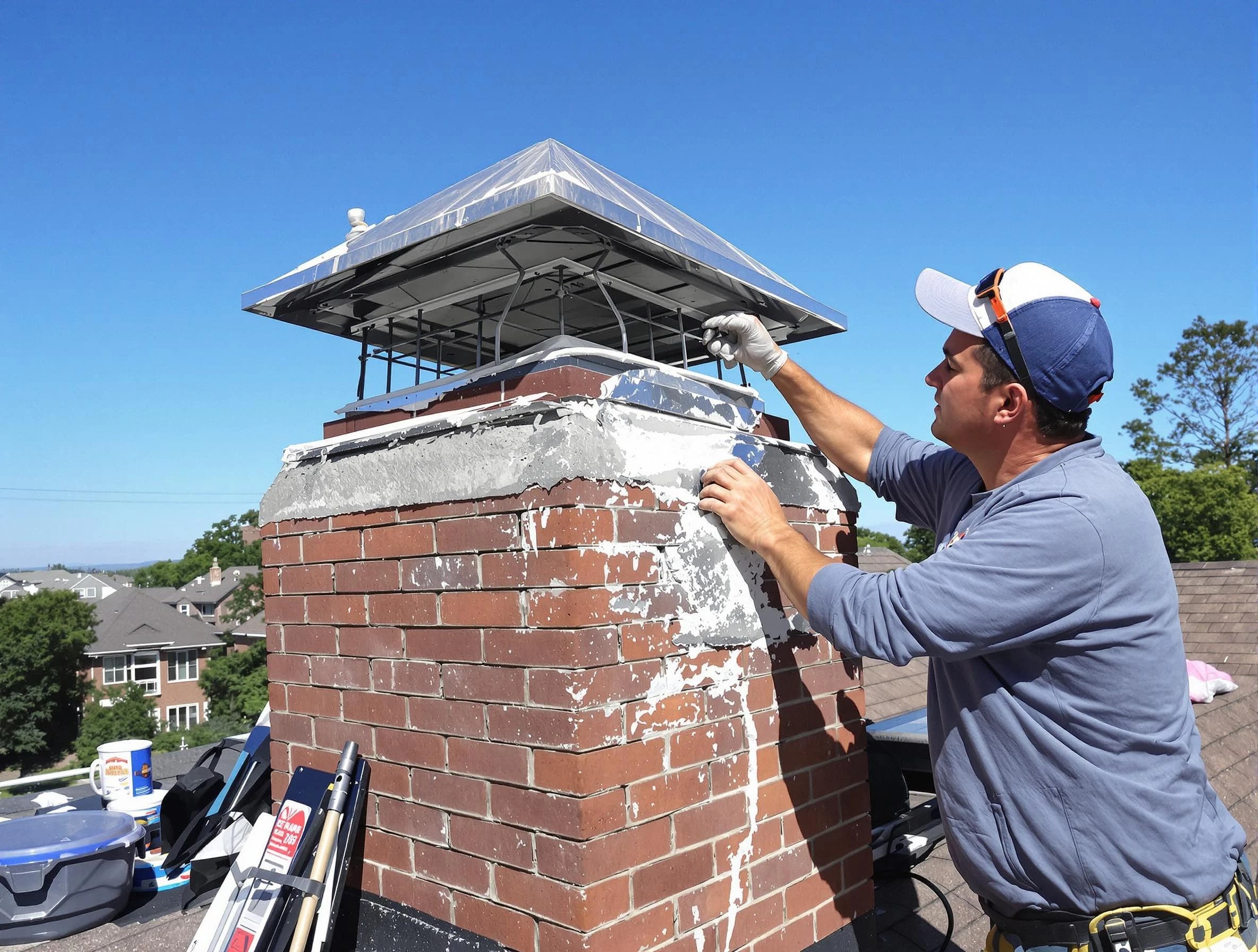 Chimney Crown Services service in Morgan, UT