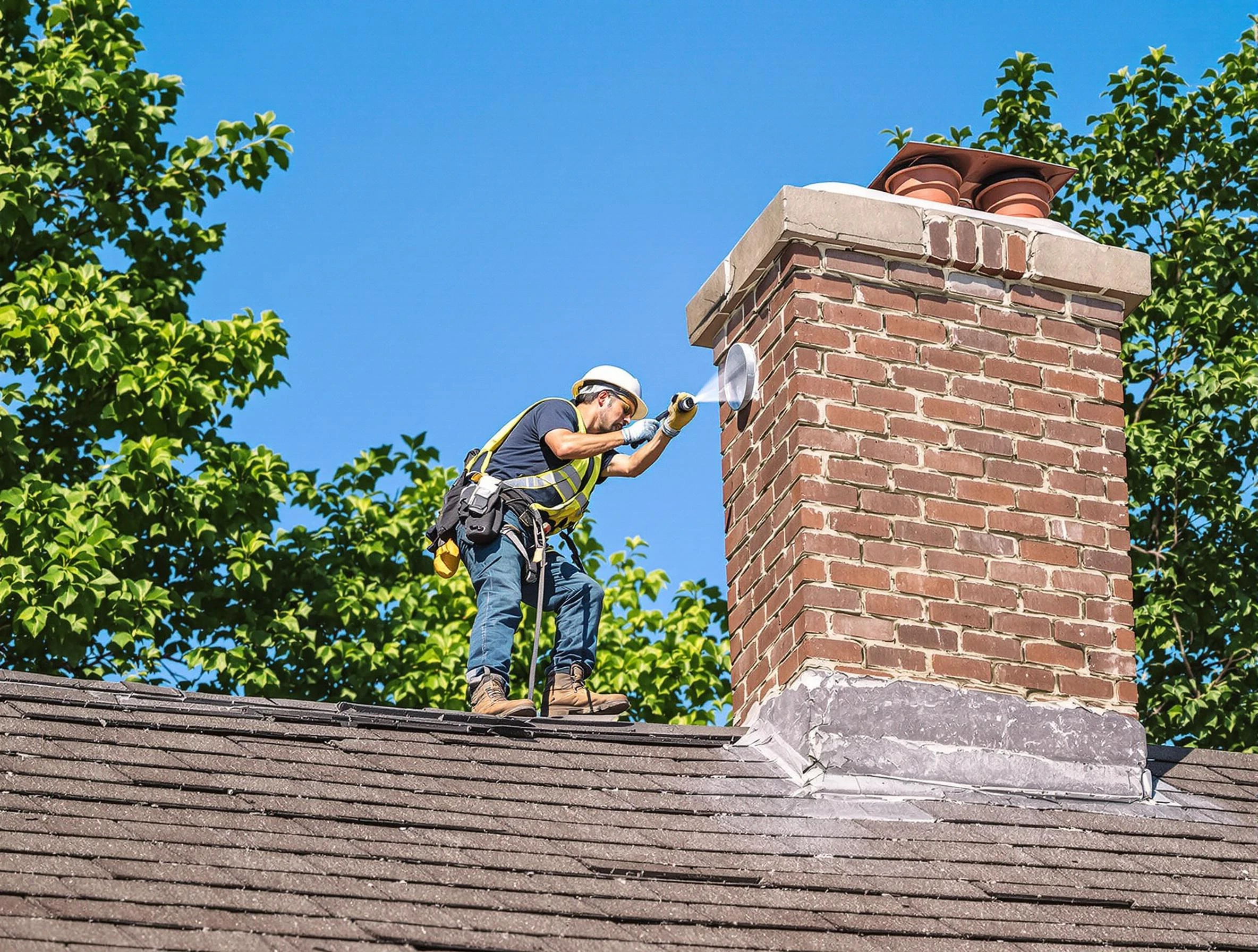 Morgan Chimney Sweep performing an inspection with advanced tools in Morgan, UT